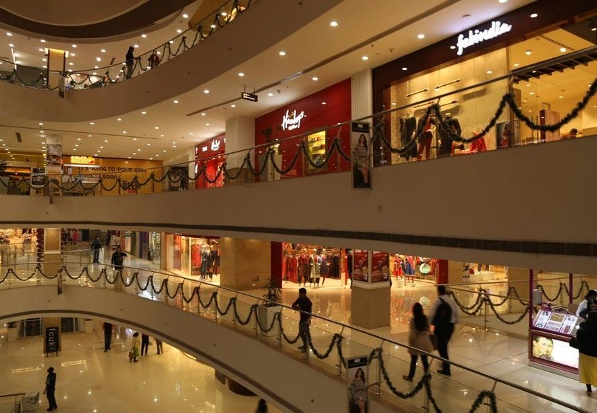 Bhutani City Center kiosk shops foodcourts studio apartment