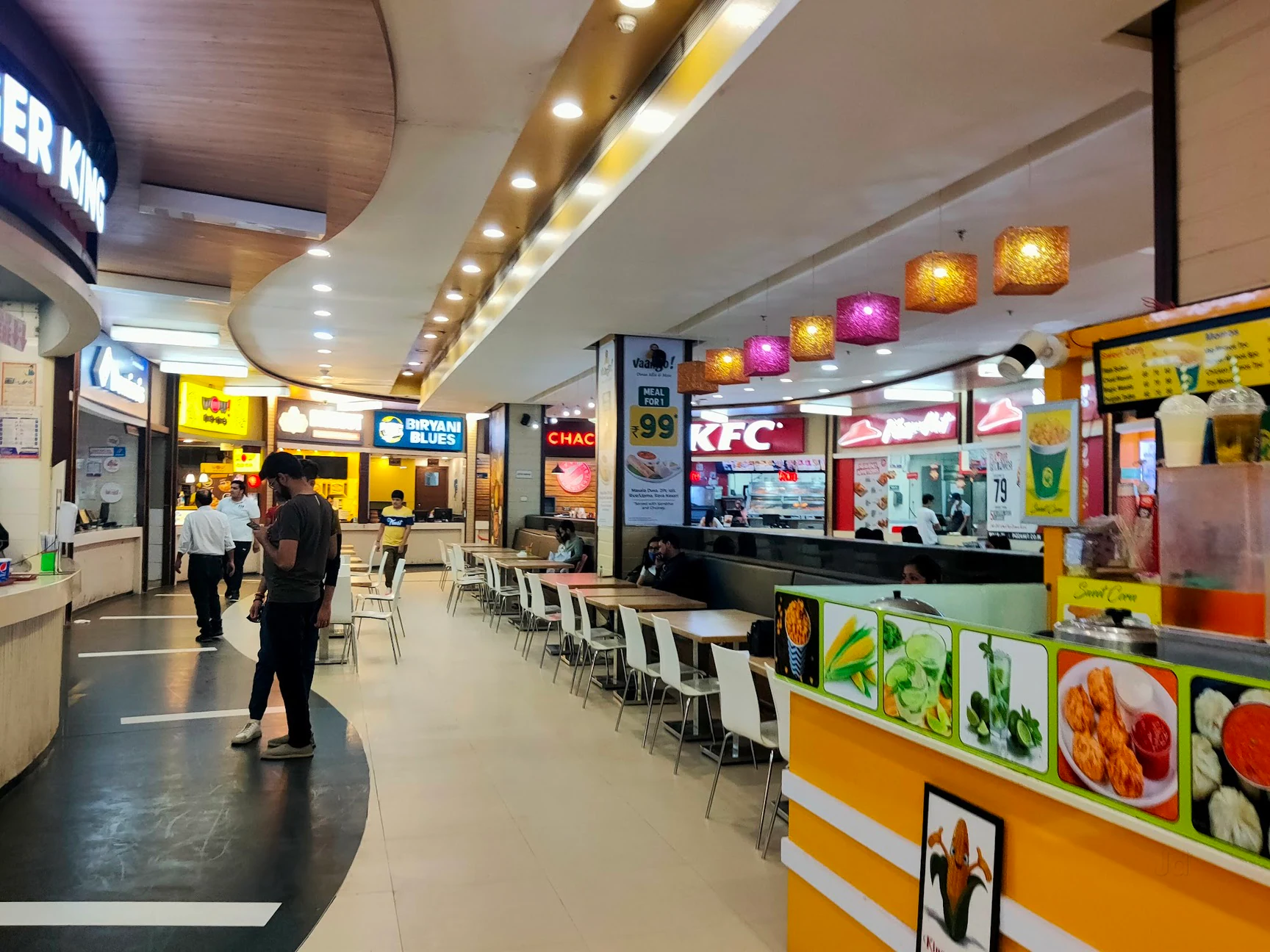 Bhutani City Center kiosk shops foodcourts studio apartment
